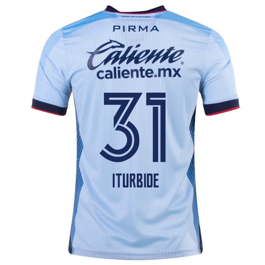 Kinderen Luis Iturbide #31 Hemelsblauw Uitshirt Uittenue 2023/24 T-Shirt