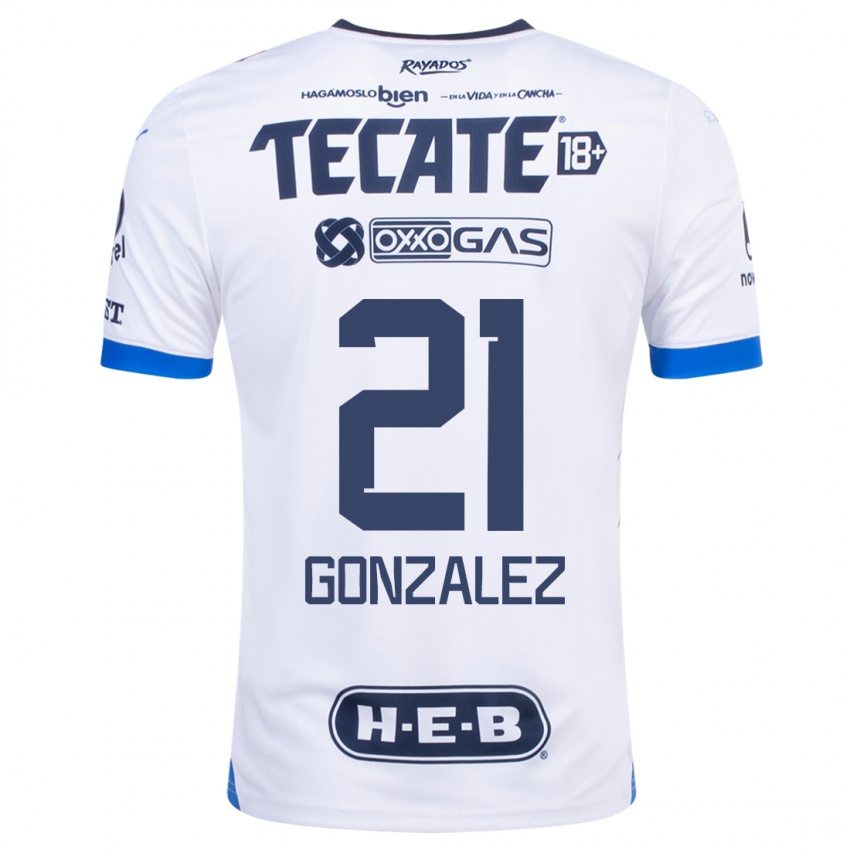 Kinderen Arturo González #21 Wit Uitshirt Uittenue 2023/24 T-Shirt