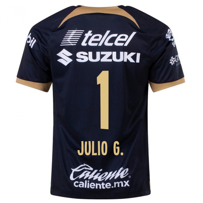 Kinderen Julio González #1 Donkerblauw Uitshirt Uittenue 2023/24 T-Shirt