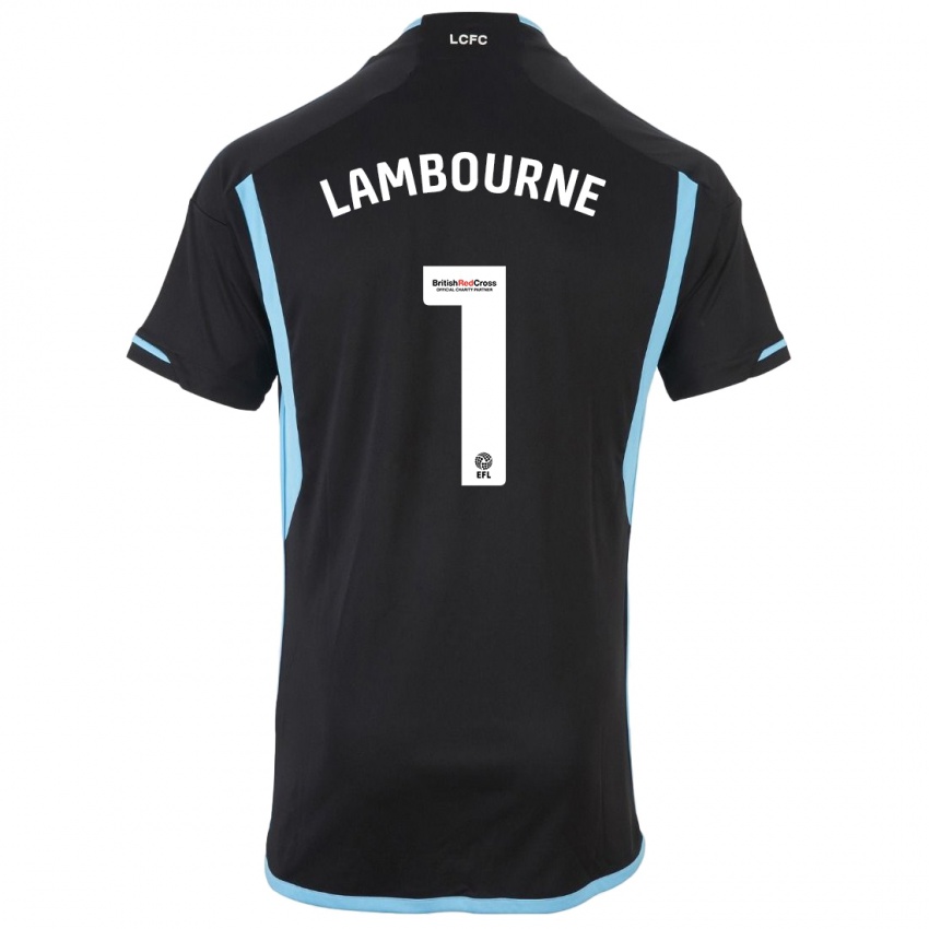 Heren Demi Lambourne #1 Zwart Uitshirt Uittenue 2023/24 T-Shirt