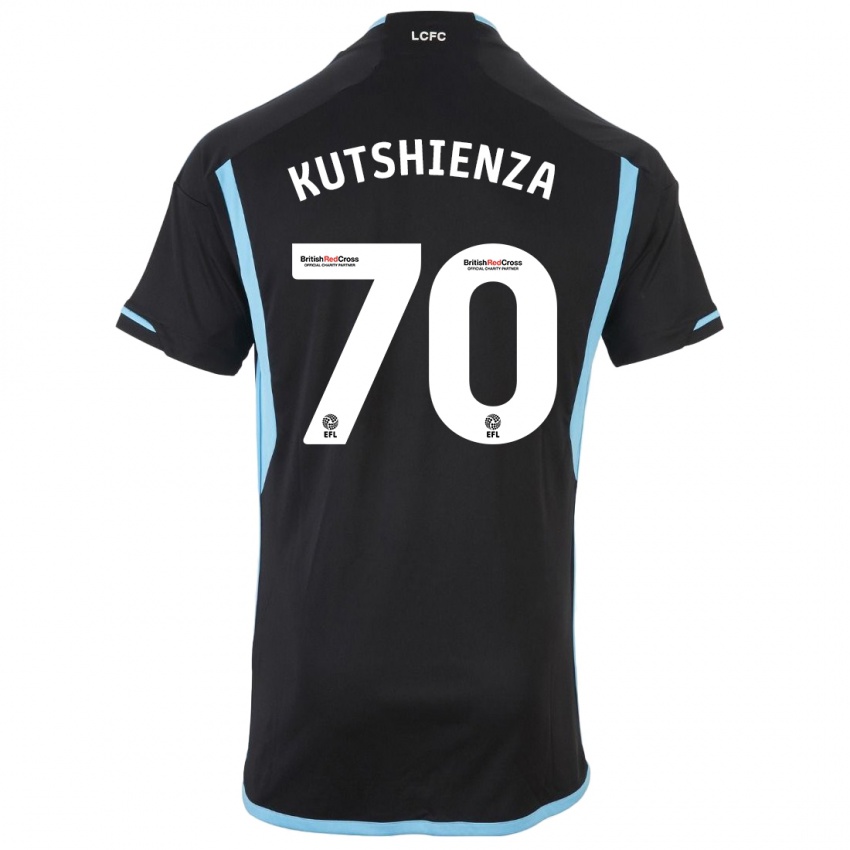 Heren Jesper Kutshienza #70 Zwart Uitshirt Uittenue 2023/24 T-Shirt