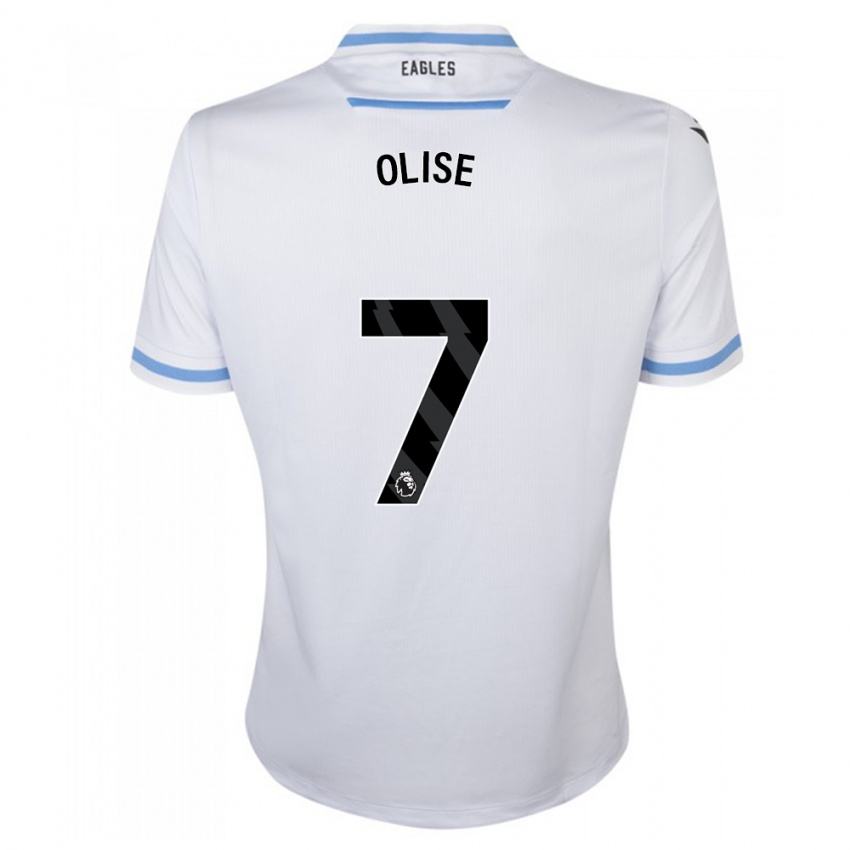 Heren Michael Olise #7 Wit Uitshirt Uittenue 2023/24 T-Shirt