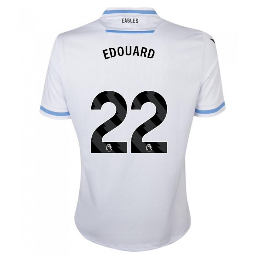 Heren Odsonne Edouard #22 Wit Uitshirt Uittenue 2023/24 T-Shirt