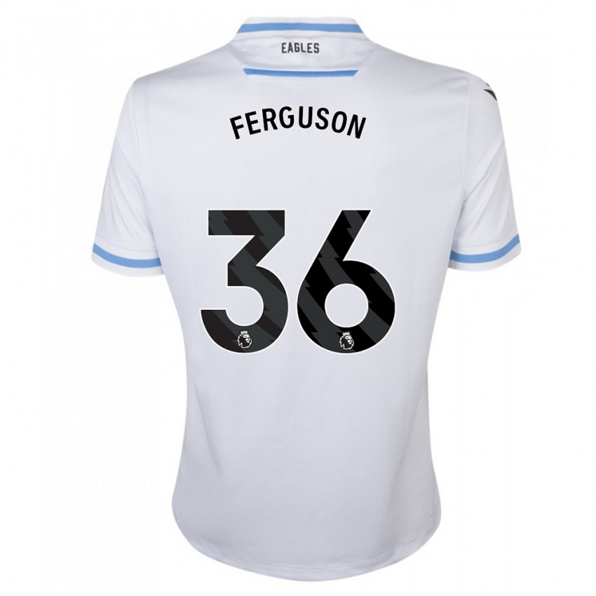 Heren Nathan Ferguson #36 Wit Uitshirt Uittenue 2023/24 T-Shirt