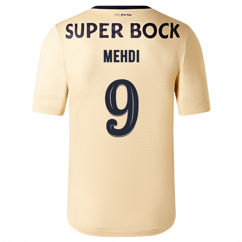 Heren Mehdi Taremi #9 Beige-Gouden Uitshirt Uittenue 2023/24 T-Shirt