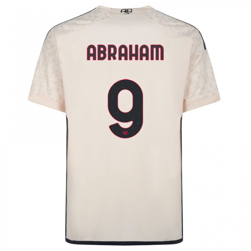 Heren Tammy Abraham #9 Gebroken Wit Uitshirt Uittenue 2023/24 T-Shirt