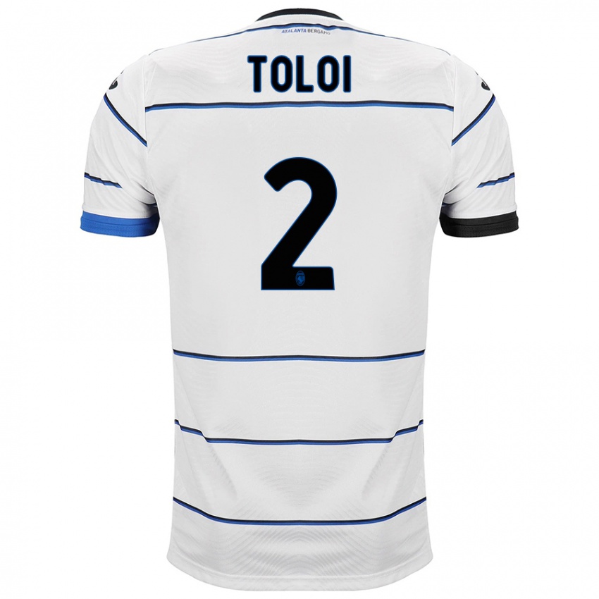 Heren Rafael Toloi #2 Wit Uitshirt Uittenue 2023/24 T-Shirt