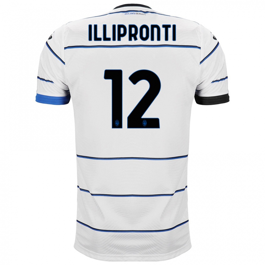 Heren Filippo Illipronti #12 Wit Uitshirt Uittenue 2023/24 T-Shirt