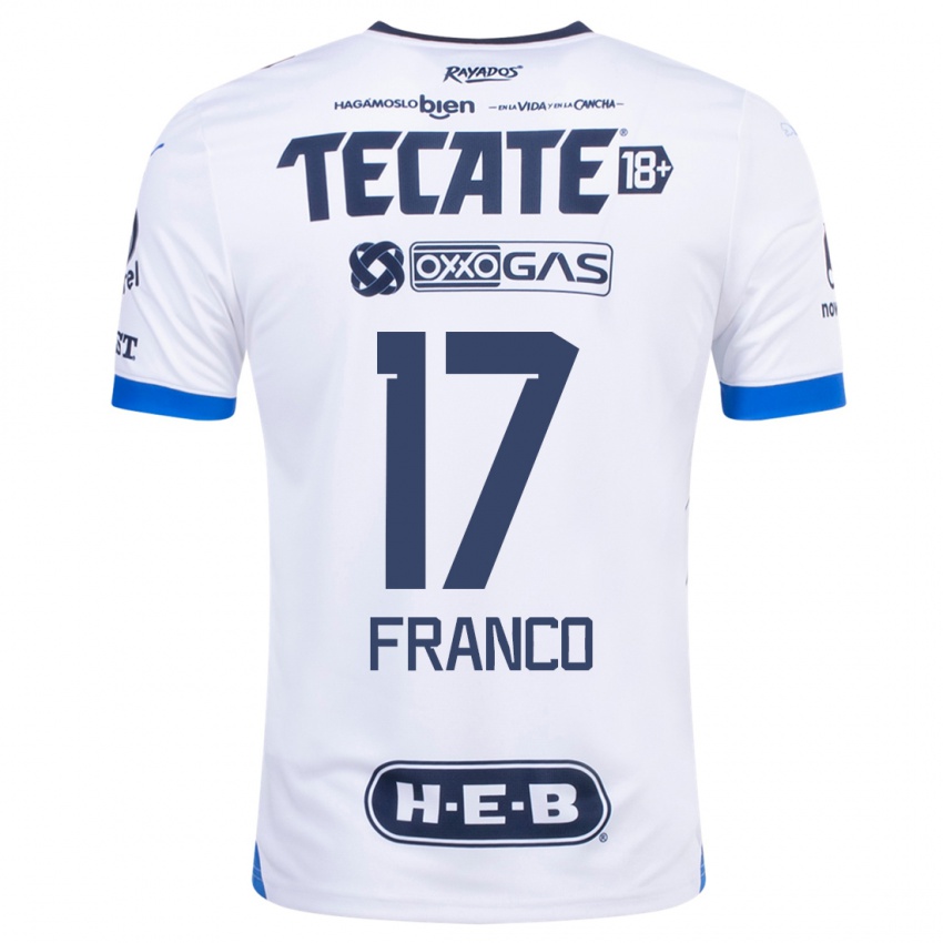 Heren Yamile Franco #17 Wit Uitshirt Uittenue 2023/24 T-Shirt