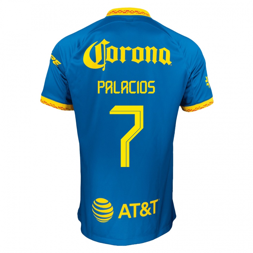 Heren Kiana Palacios #7 Blauw Uitshirt Uittenue 2023/24 T-Shirt