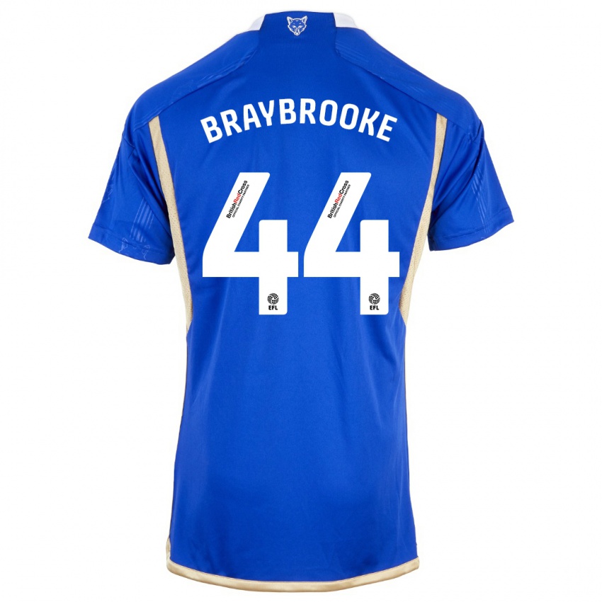 Dames Sammy Braybrooke #44 Koningsblauw Thuisshirt Thuistenue 2023/24 T-Shirt