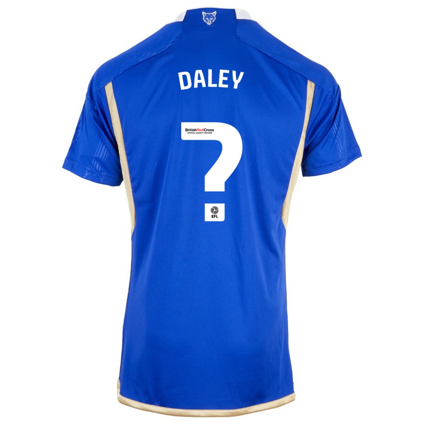 Dames Karl Daley #0 Koningsblauw Thuisshirt Thuistenue 2023/24 T-Shirt