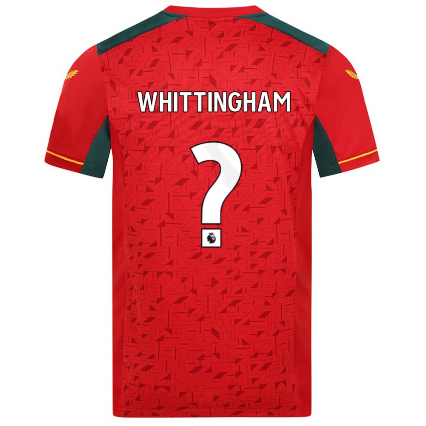 Dames Matthew Whittingham #0 Rood Uitshirt Uittenue 2023/24 T-Shirt