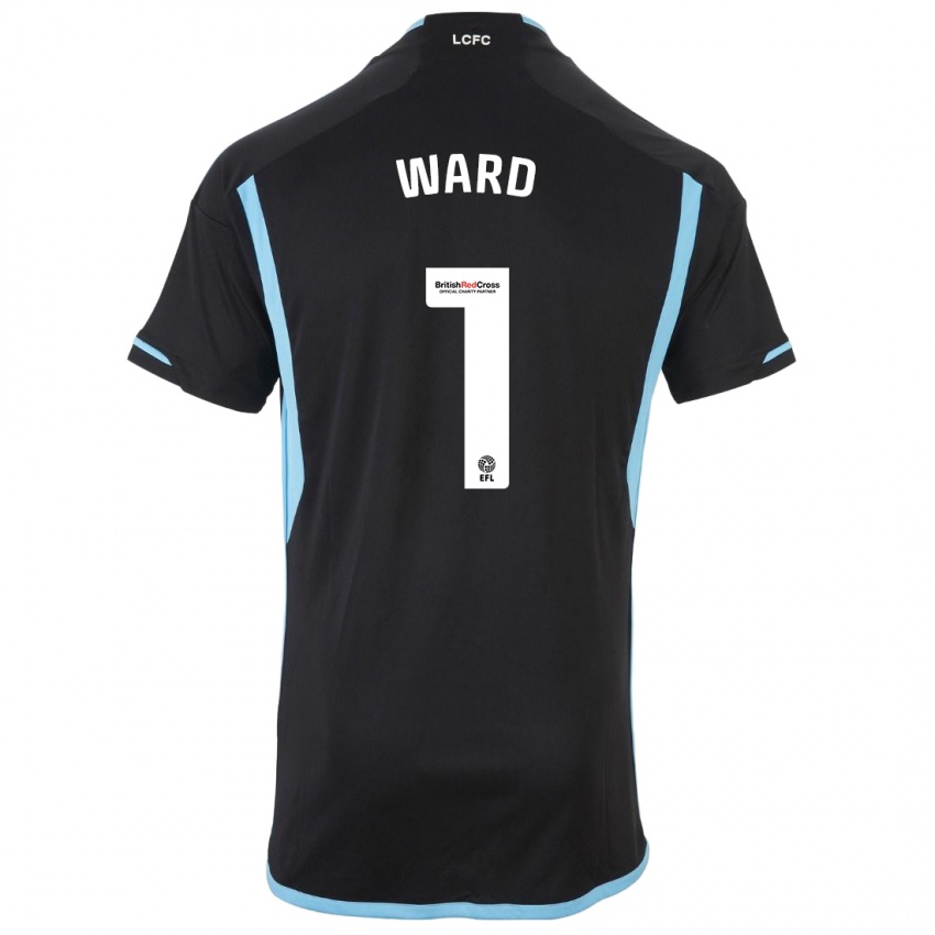 Dames Danny Ward #1 Zwart Uitshirt Uittenue 2023/24 T-Shirt