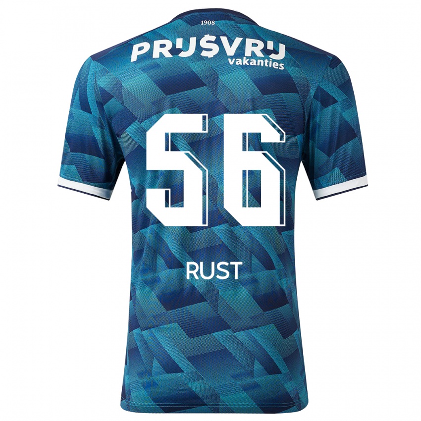 Dames Fabiano Rust #56 Blauw Uitshirt Uittenue 2023/24 T-Shirt