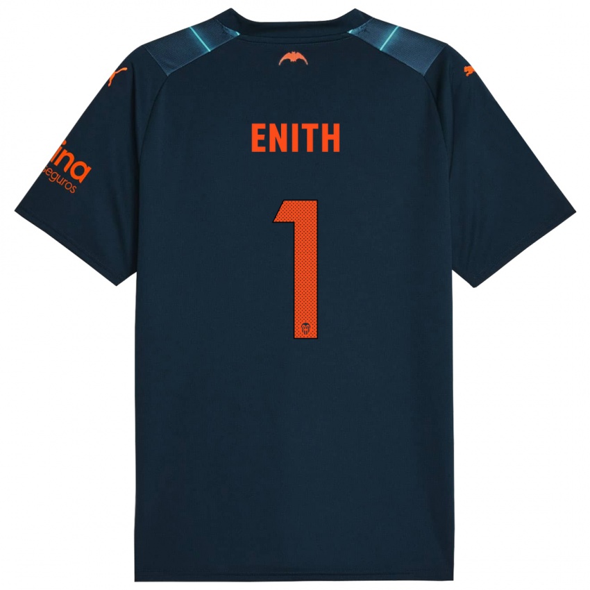 Dames Enith #1 Marineblauw Uitshirt Uittenue 2023/24 T-Shirt