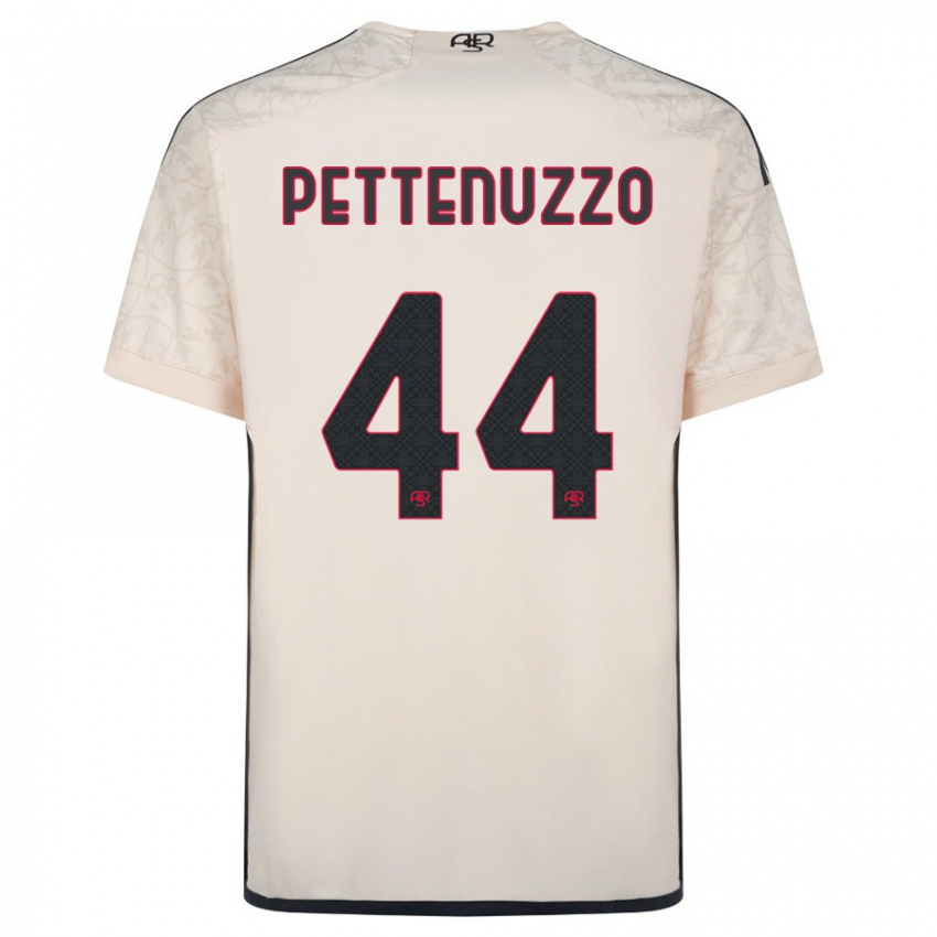 Dames Tecla Pettenuzzo #44 Gebroken Wit Uitshirt Uittenue 2023/24 T-Shirt