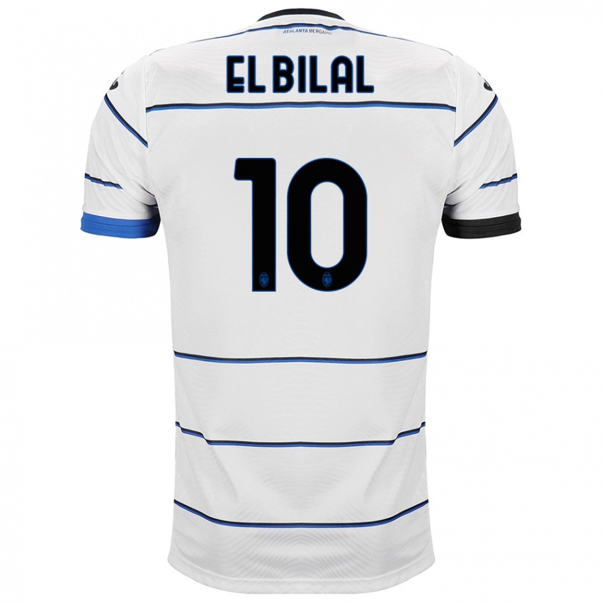 Dames El Bilal Touré #10 Wit Uitshirt Uittenue 2023/24 T-Shirt