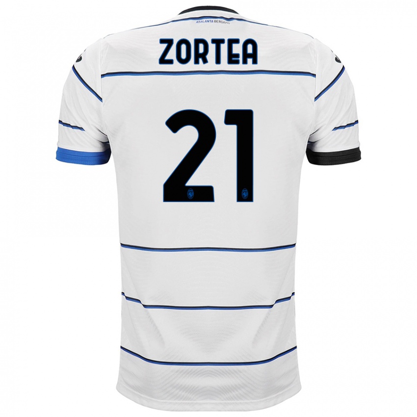 Dames Nadir Zortea #21 Wit Uitshirt Uittenue 2023/24 T-Shirt