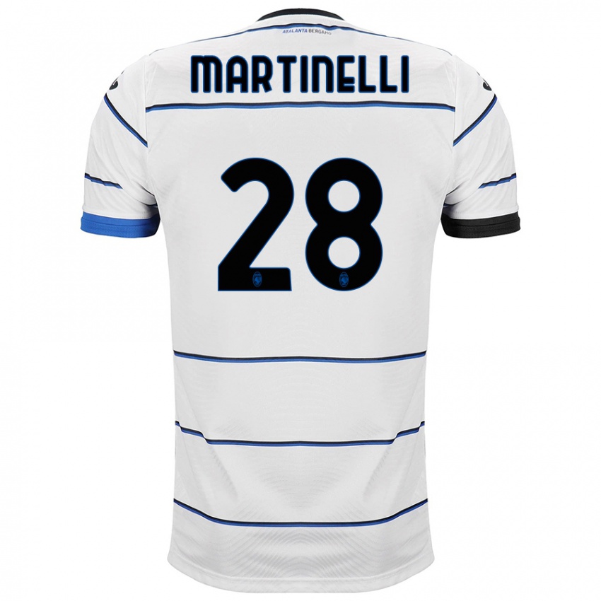 Dames Gabriel Martinelli #28 Wit Uitshirt Uittenue 2023/24 T-Shirt