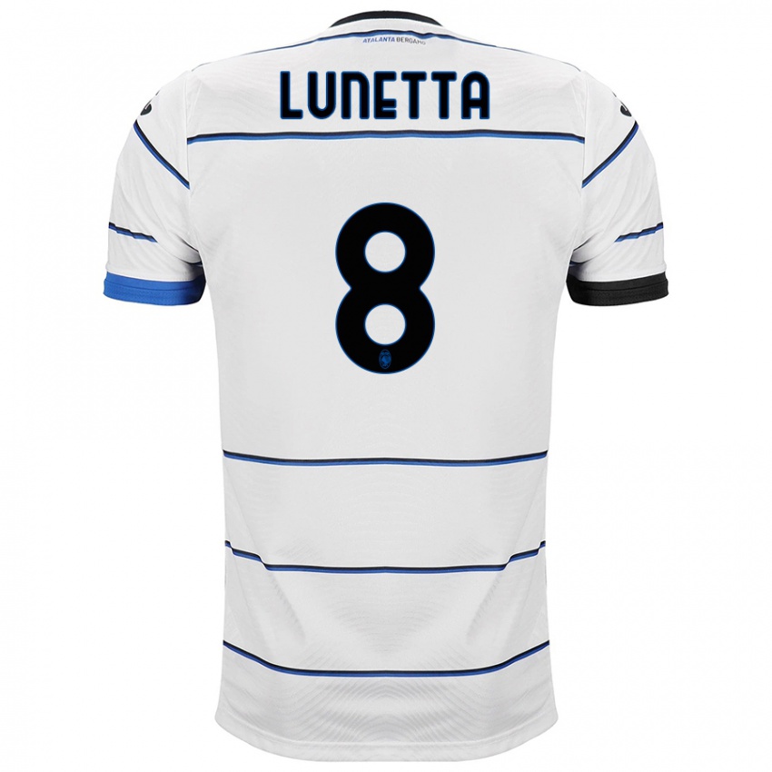 Dames Gabriel Lunetta #8 Wit Uitshirt Uittenue 2023/24 T-Shirt