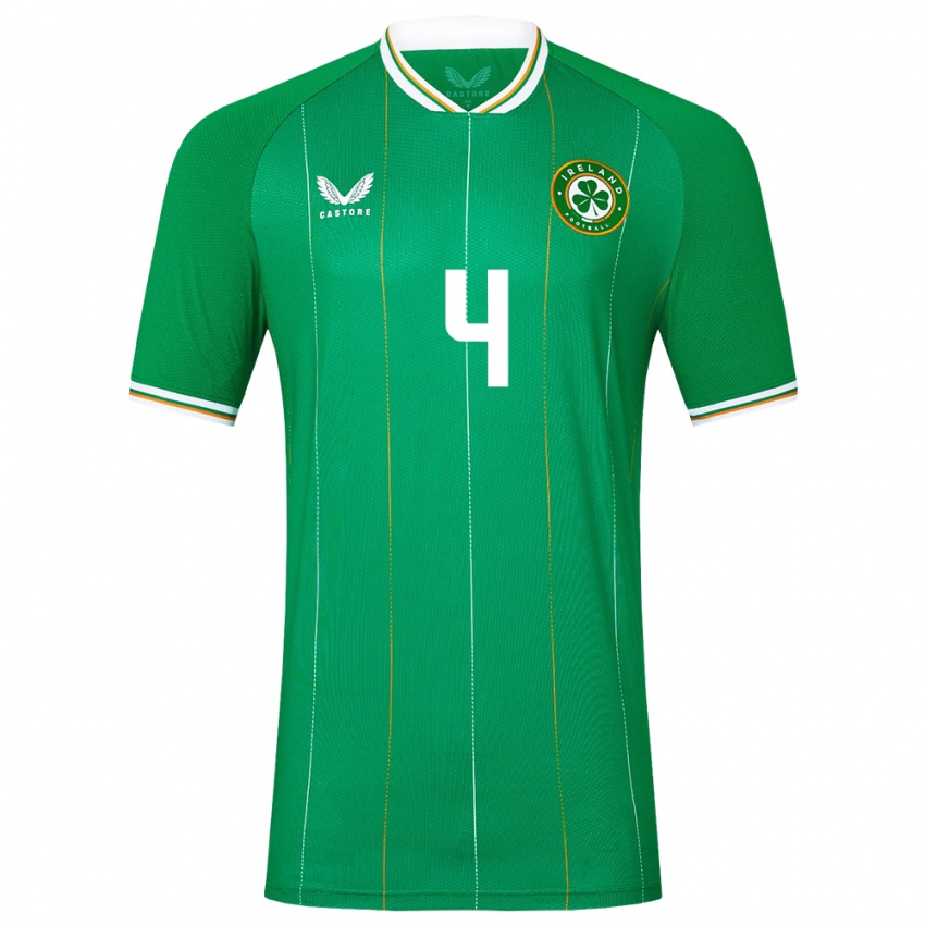 Kinderen Ierland Shane Duffy #4 Groente Thuisshirt Thuistenue 24-26 T-Shirt