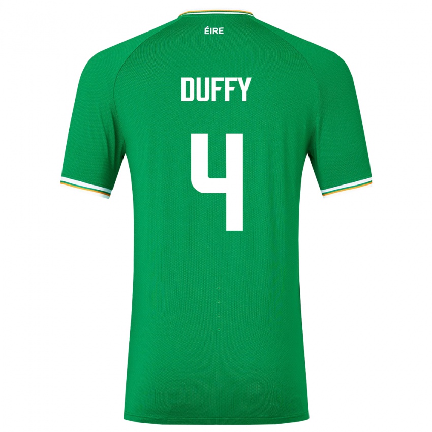 Kinderen Ierland Shane Duffy #4 Groente Thuisshirt Thuistenue 24-26 T-Shirt