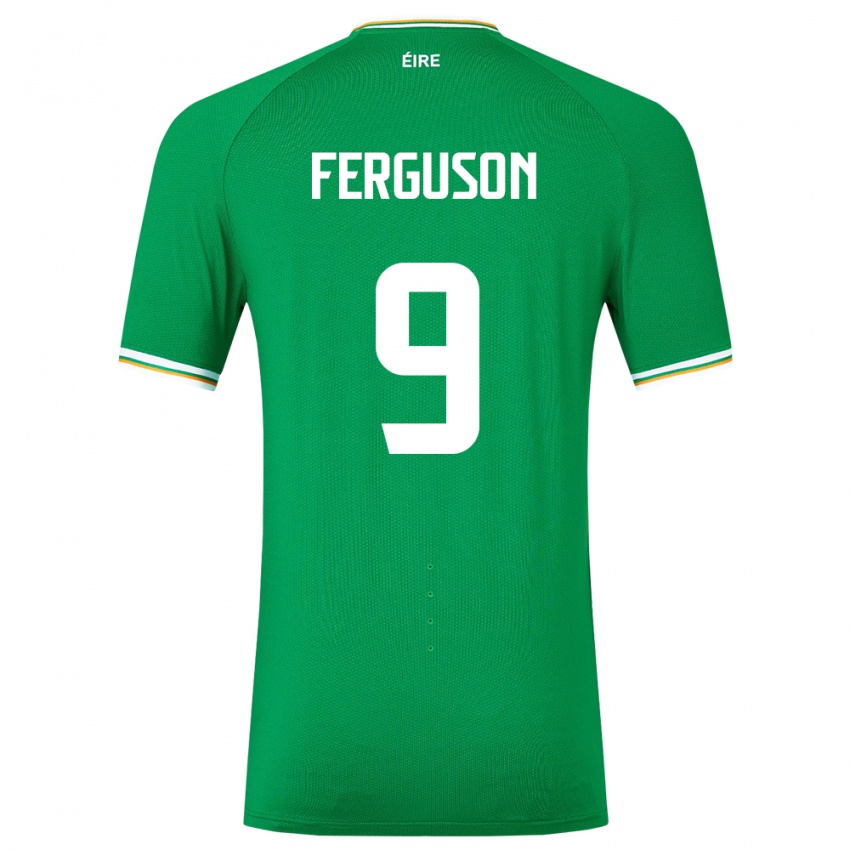 Kinderen Ierland Evan Ferguson #9 Groente Thuisshirt Thuistenue 24-26 T-Shirt