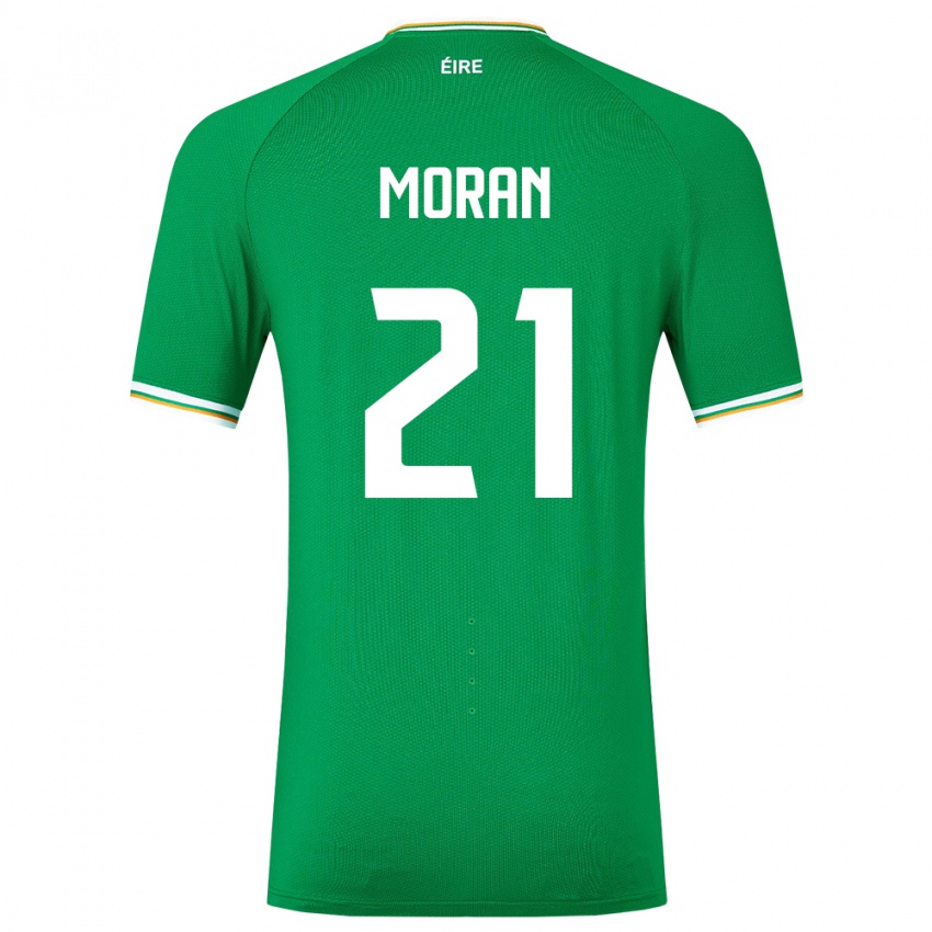 Kinderen Ierland Andy Moran #21 Groente Thuisshirt Thuistenue 24-26 T-Shirt
