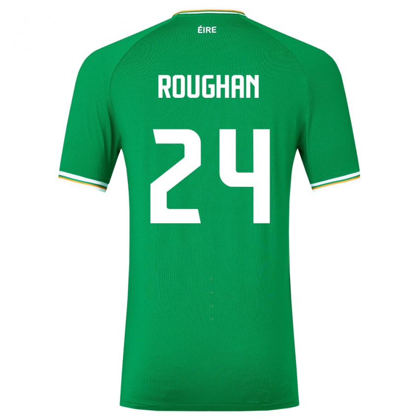 Kinderen Ierland Sean Roughan #24 Groente Thuisshirt Thuistenue 24-26 T-Shirt