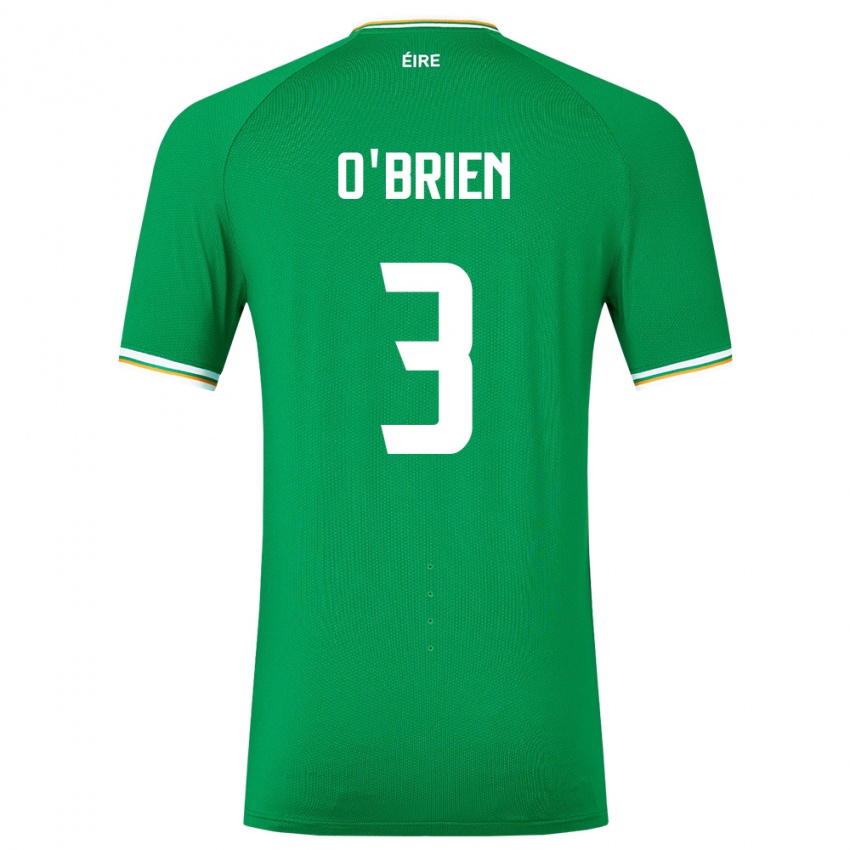 Kinderen Ierland Luke O'brien #3 Groente Thuisshirt Thuistenue 24-26 T-Shirt