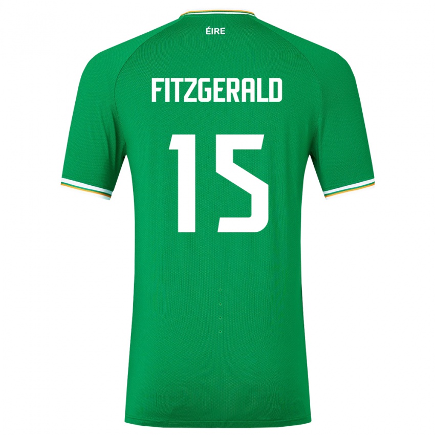 Kinderen Ierland Kyle Fitzgerald #15 Groente Thuisshirt Thuistenue 24-26 T-Shirt