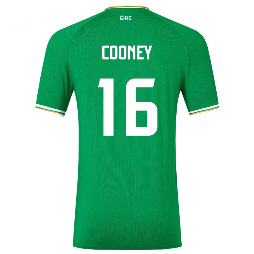 Kinderen Ierland Oisin Cooney #16 Groente Thuisshirt Thuistenue 24-26 T-Shirt