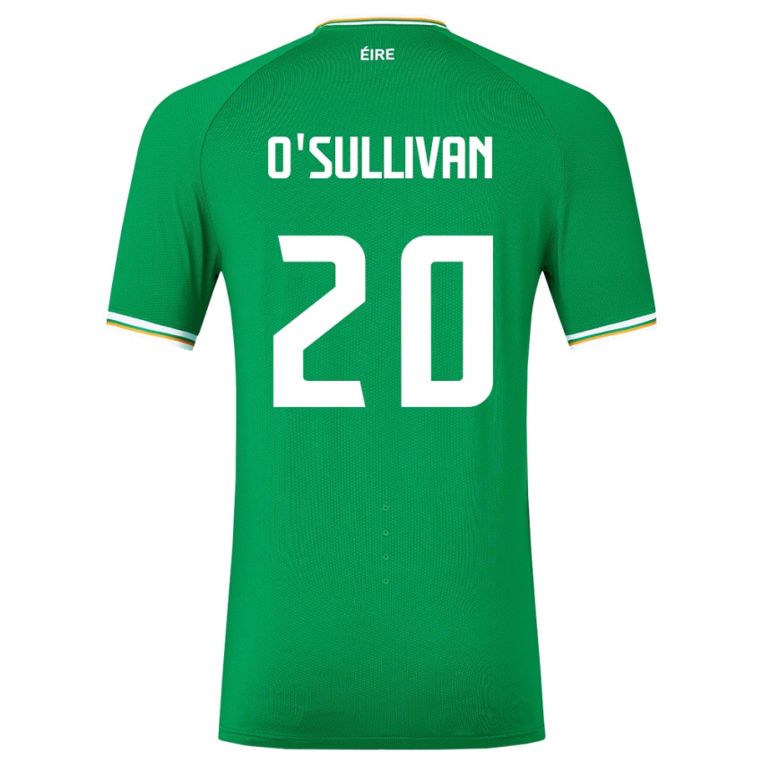 Kinderen Ierland Cathal O'sullivan #20 Groente Thuisshirt Thuistenue 24-26 T-Shirt