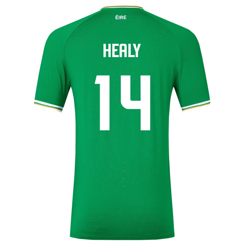 Kinderen Ierland Freya Healy #14 Groente Thuisshirt Thuistenue 24-26 T-Shirt