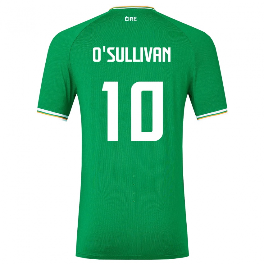 Kinderen Ierland Denise O'sullivan #10 Groente Thuisshirt Thuistenue 24-26 T-Shirt