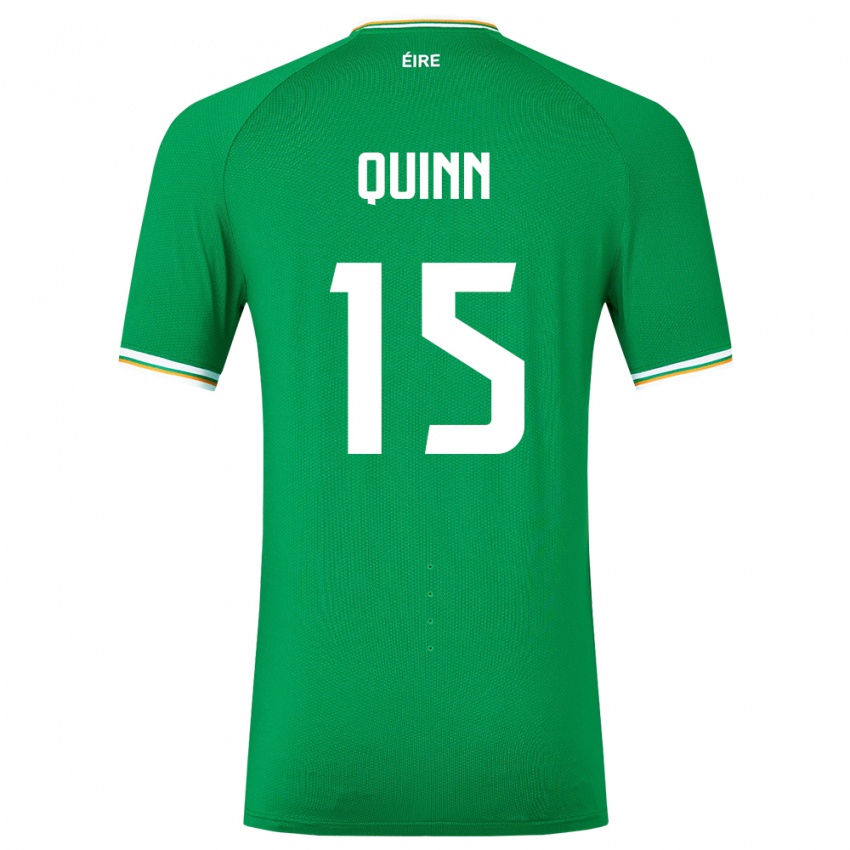 Kinderen Ierland Lucy Quinn #15 Groente Thuisshirt Thuistenue 24-26 T-Shirt