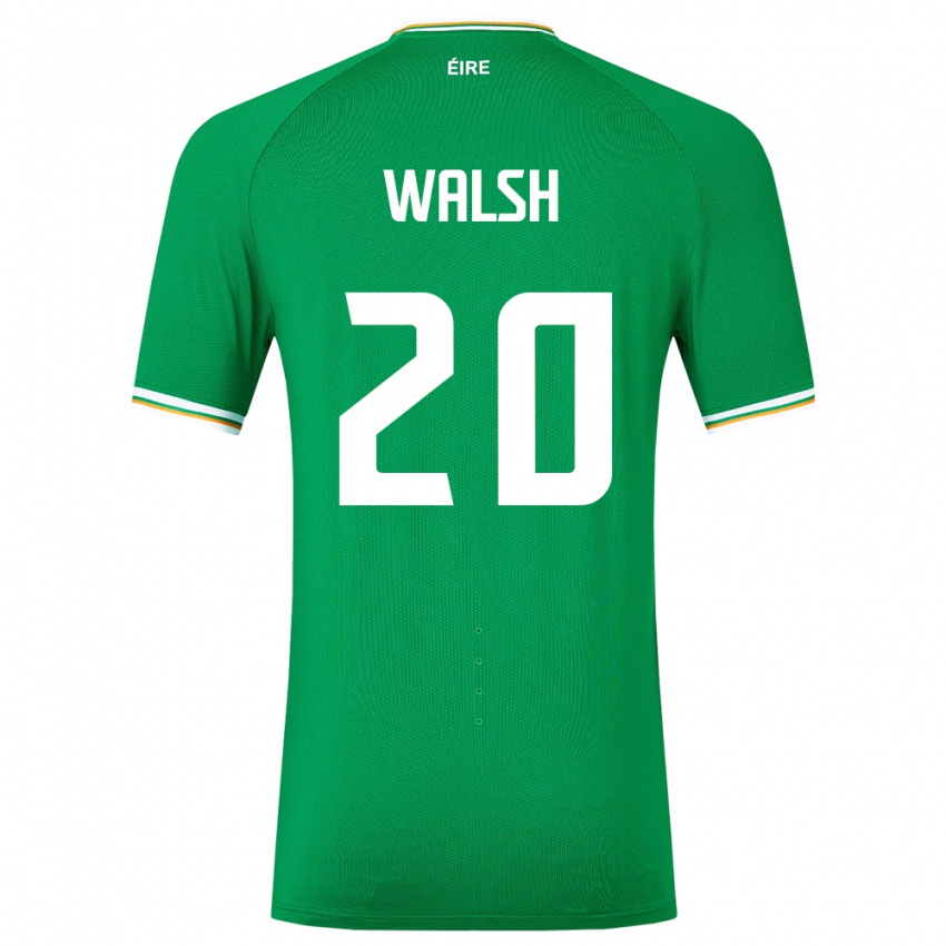 Kinderen Ierland Claire Walsh #20 Groente Thuisshirt Thuistenue 24-26 T-Shirt