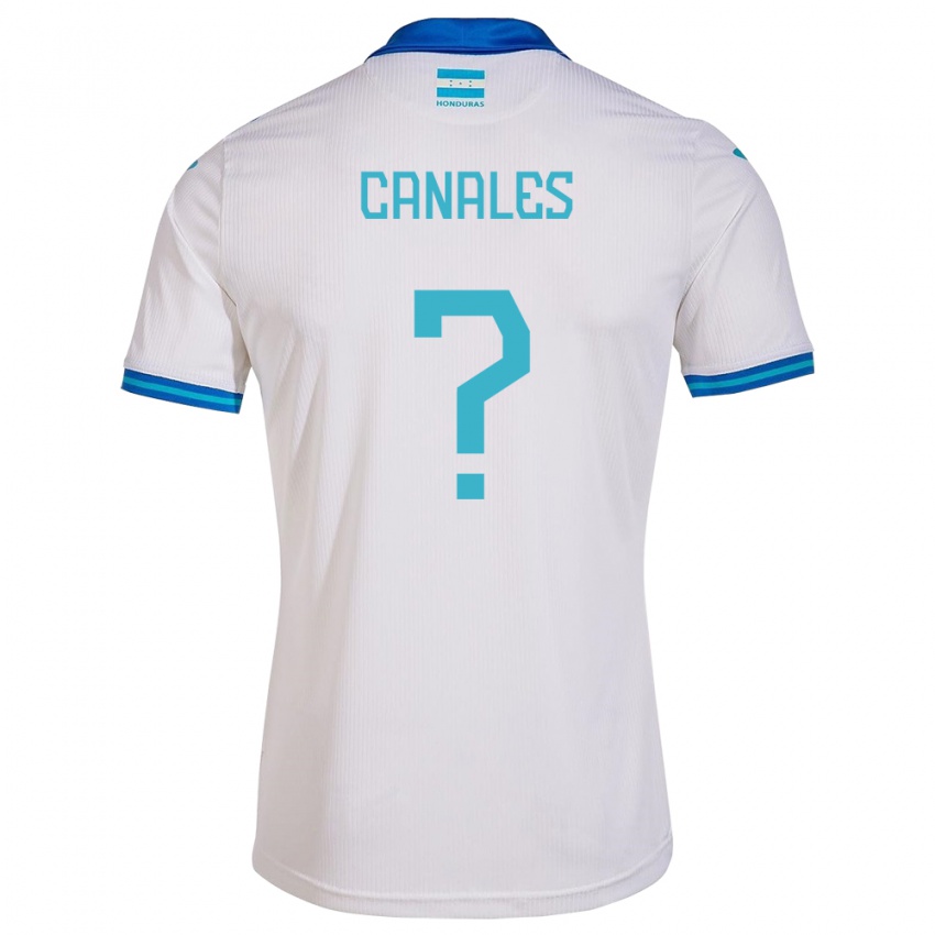 Kinderen Honduras Cristian Canales #0 Wit Thuisshirt Thuistenue 24-26 T-Shirt