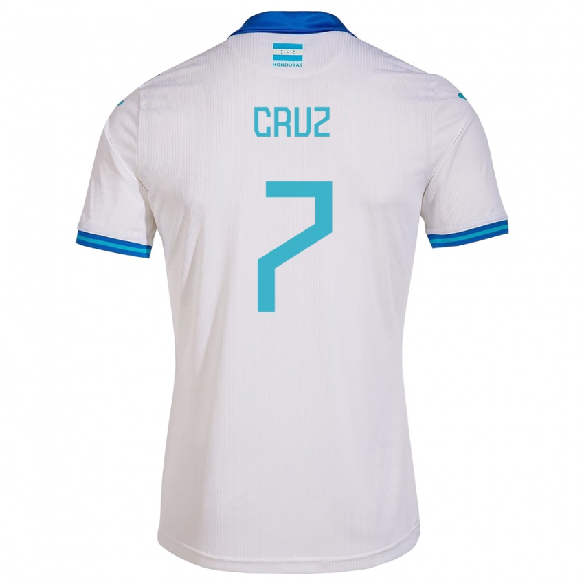 Kinderen Honduras Nixon Cruz #7 Wit Thuisshirt Thuistenue 24-26 T-Shirt