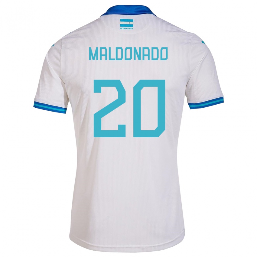 Kinderen Honduras Alessandro Maldonado #20 Wit Thuisshirt Thuistenue 24-26 T-Shirt