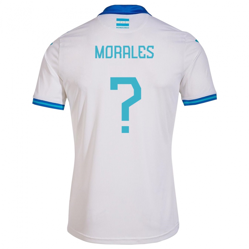 Kinderen Honduras Melida Morales #0 Wit Thuisshirt Thuistenue 24-26 T-Shirt