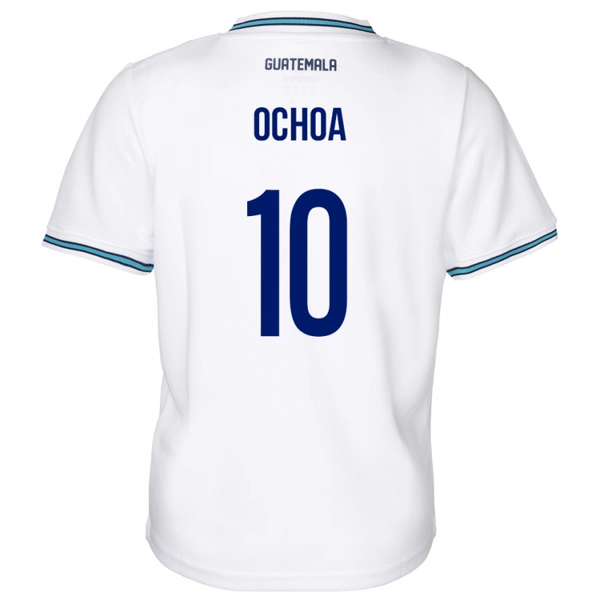 Kinderen Guatemala José Ochoa #10 Wit Thuisshirt Thuistenue 24-26 T-Shirt