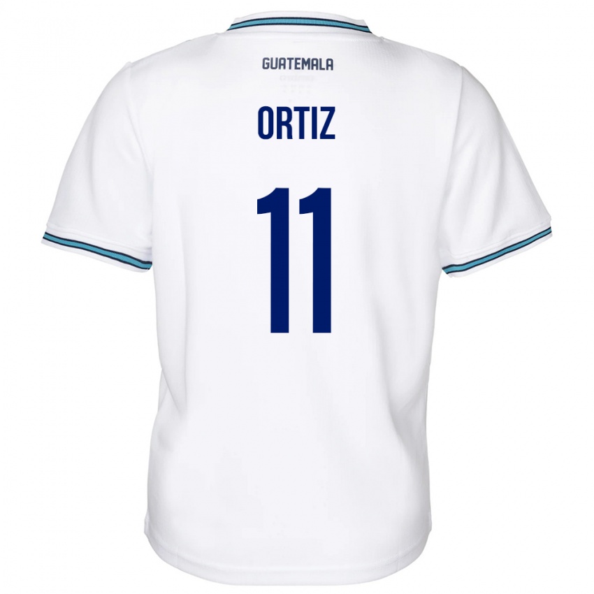 Kinderen Guatemala Andersson Ortiz #11 Wit Thuisshirt Thuistenue 24-26 T-Shirt