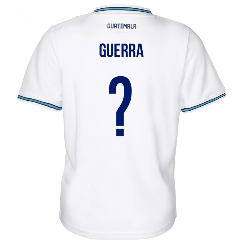 Kinderen Guatemala Decarlo Guerra #0 Wit Thuisshirt Thuistenue 24-26 T-Shirt