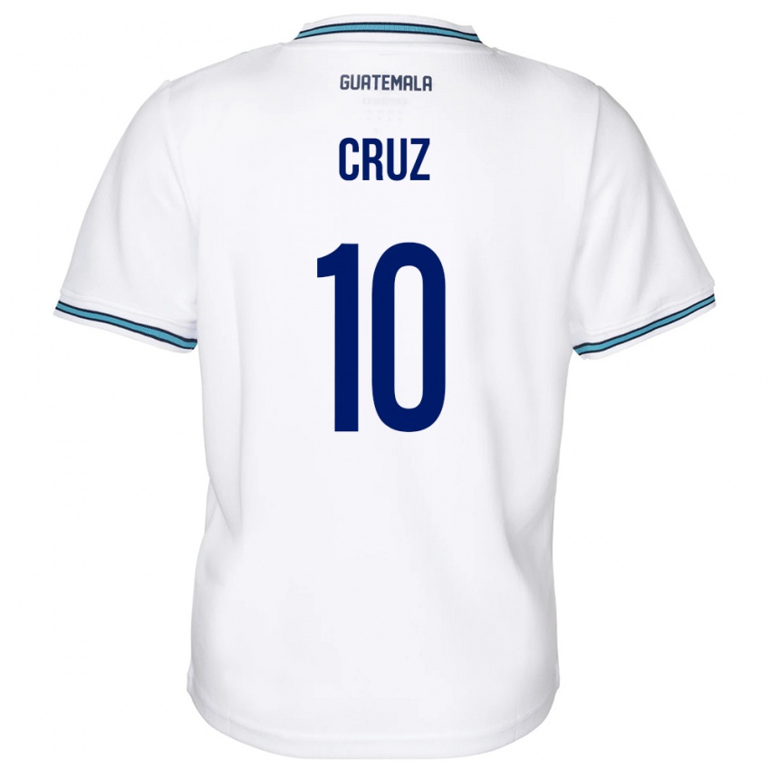 Kinderen Guatemala Axel De La Cruz #10 Wit Thuisshirt Thuistenue 24-26 T-Shirt