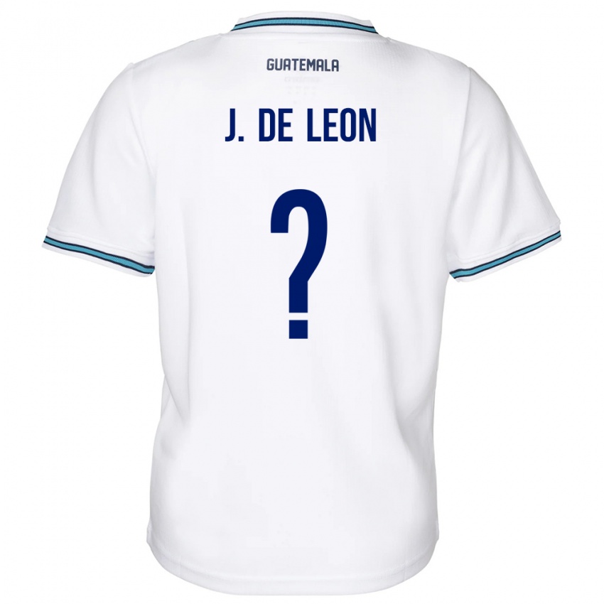 Kinderen Guatemala Jose De Leon #0 Wit Thuisshirt Thuistenue 24-26 T-Shirt