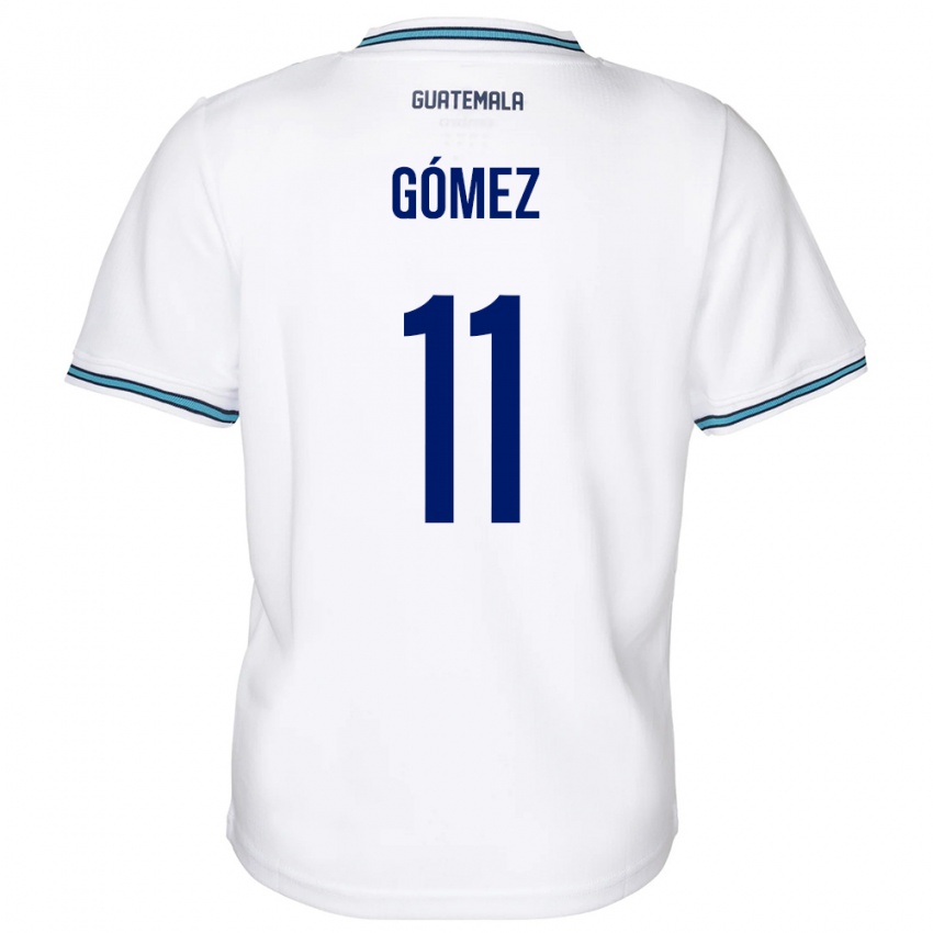 Kinderen Guatemala Savianna Gómez #11 Wit Thuisshirt Thuistenue 24-26 T-Shirt