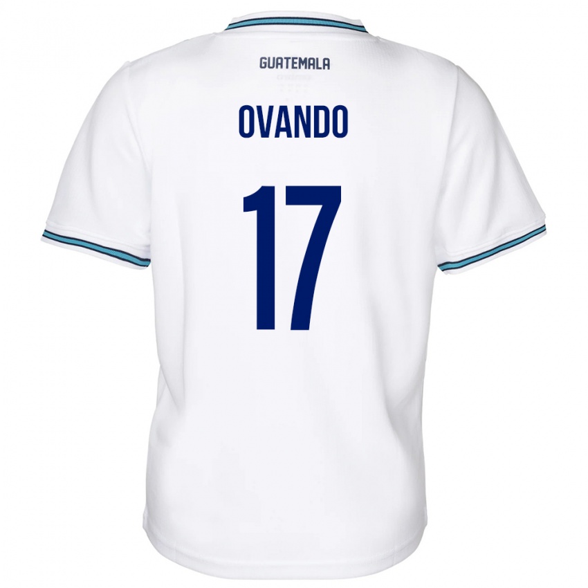 Kinderen Guatemala Sandra Ovando #17 Wit Thuisshirt Thuistenue 24-26 T-Shirt