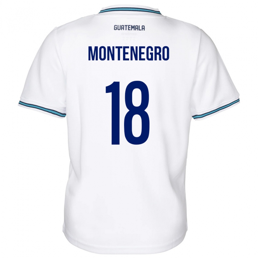 Kinderen Guatemala Vivian Montenegro #18 Wit Thuisshirt Thuistenue 24-26 T-Shirt